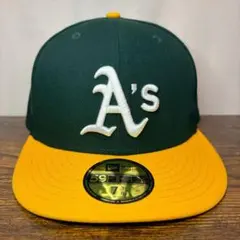 E46 ニューエラ 59fifty オークランド アスレチックス 美品 1820