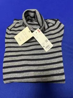 UNIQLO エクストラファインメリノリブタートルネックセーターM