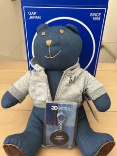 新品　未使用　GAP 記念品　デニム　くま　テディベア　ノベルティのサムネイル
