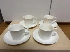NIKKO】ファインボーンチャイナ コーヒーカップ&ソーサー 4客 | Mercari