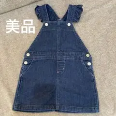 【 美品 】PETIT BATEAU ジャンバースカート 3ans/95cm