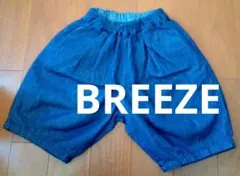 BREEZE 女の子 デニムハーフパンツ 130cm