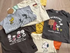 スヌーピー 半袖Tシャツ 6枚セット まとめ売り 90 サイズ　95サイズのサムネイル