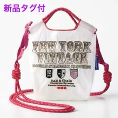 ボール＆チェーン　ダブルスタンダード NYヴィンテージミニショッピングバッグ