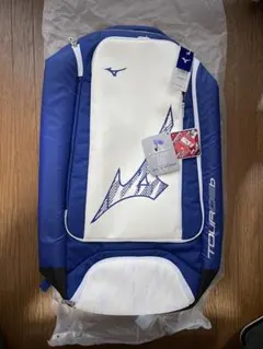 Mizuno TOUR 6 ラケットバッグ 青白(リュックタイプ)