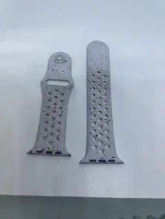 純正Apple Watch用バンド ピュアプラチナムNikeスポーツバンド