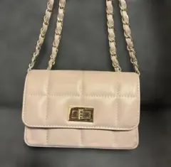 「MILOS/ミロス」別注スクエアキルトショルダーBAG ピンクのサムネイル