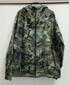 【ノースフェイス】ノベルティ コンパクトジャケット カモ 迷彩　M