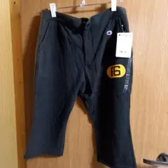 Champion ブラック スウェットパンツ7分丈 Lサイズ 66プリント