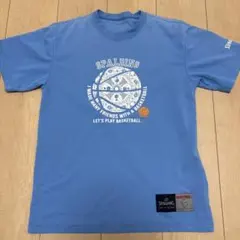 SPALDING バスケットボール Tシャツ ライトブルー(レディースS）