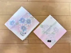 日本製　三重袷　ガーゼハンカチ　2枚セット