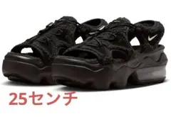 新品未使用】ナイキ エアマックス ココ ファー 24cm 黒 サンダル 厚底
