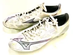 ミズノアルファII PRO(サッカーシューズ スパイク) 26cm ホワイト系