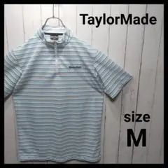 【Taylor Made】 Striped Halfzip Shirt　E435