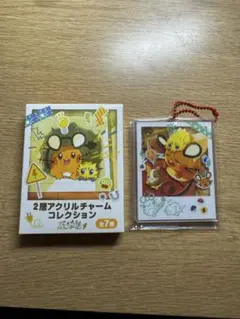 でんきちょーだい！ デデンネ　バチュル　2層アクリルチャームコレクション　柄6