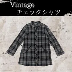 チェックシャツ