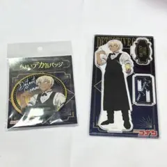 名探偵コナン 安室透 缶バッジ アクスタ