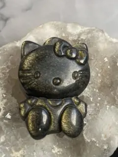 オブシディアン ネコ 猫 キャット カービング - メルカリ
