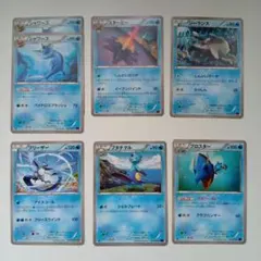 ポケモンカード　シャワーズ　スターミーなど 水タイプ 7枚セットのサムネイル