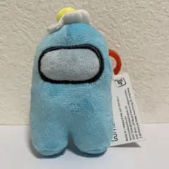 Among Us アモングアス 水色 ライトブルー ぬいぐるみ キーホルダー