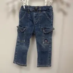 DOUBLE-B デニムカーゴパンツ 80