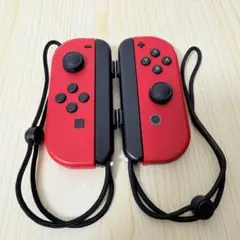 Nintendo Switch ジョイコン　マリオレッド純正品 ストラップ付