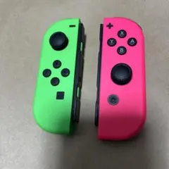 任天堂スイッチ Joy-Con ジョイコン ネオングリーン ネオンピンク