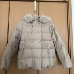 アナトリエ　ダウンジャケット　ダウンショートコート　ベージュ系