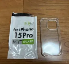 iPhone 15 Pro用 クリアケース エアークッション付き