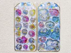 【ぷくぷくあわわちゃん ウォーターインシール2枚】 プチキャラ クローバー 平成