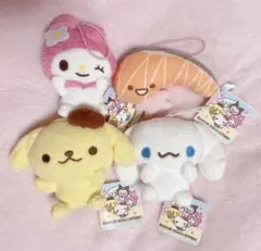 ゆるかわ サンリオキャラクターズ マスコット キーホルダー レア まとめ売り