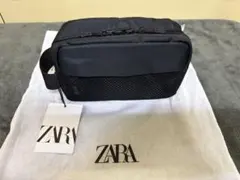ZARA ポーチ ブラック（新品）