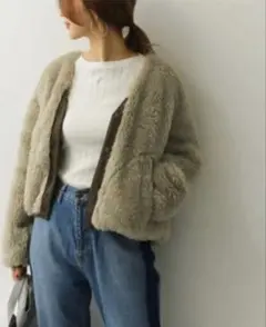 ブルゾン ファーコート