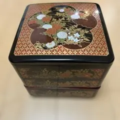 三段重箱 漆器風 (プラスチック製)のサムネイル