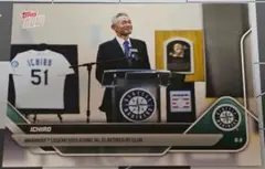 2025 Topps Now #538 イチロー マリナーズ 番号リタイア