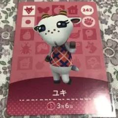 どうぶつの森 amiiboカード ユキ