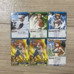 ONE PIECE ミラクル バトルカードダス ナミ ニコ ルフィ 5枚 - メルカリ
