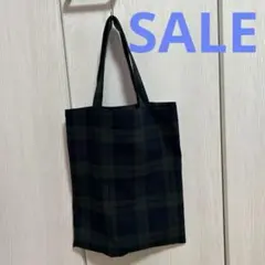 ハンドメイドトートバッグ　チェック柄