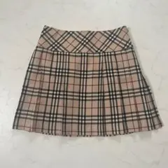希少　バーバリーブルーレーベル　プリーツ　ミニスカート　安室奈美恵さん着用　38