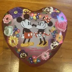 ディズニーハート型お菓子の空き缶