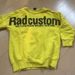 Radcustom イエロー トレーナー キッズ　ベビー
