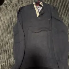 Tommy Hilfiger ダークブルー ポロセーター