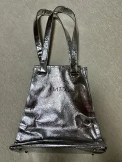 すてふぁにぃ〜様専用　　UN3D メタリックオリガミトート　シルバー