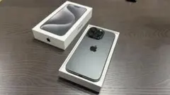 Apple iPhone 15 Pro ブラックチタニウム 本体