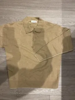 LACOSTE ベージュ ニット 長袖