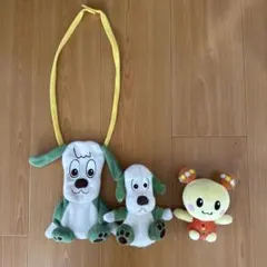 NHKEテレ　いないいないばあっ!　うーたん　わんわん　ぬいぐるみ　ポシェット