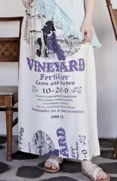 ★最終お値下げ★チャイハネ☆コウコクプリントスカート GRAPEのサムネイル