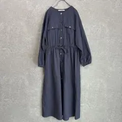 【ELENCARE DUE】エレンカーレデュエ（F）長袖ワンピース＊ボタン