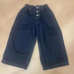 GU ジーユー　デニム　ワイドパンツ　子供服