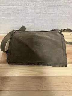 希少】IL BISONTE イルビゾンテ キラキラ レザー×布 トートバッグ 
